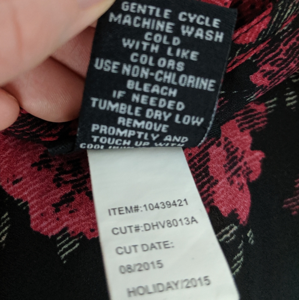 Torrid High Low Floral Faux Wrap Party Dress 1x - Picture 8 of 8